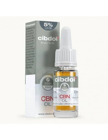 Huile de CBN 5% / CBD 2.5% 10ml de la marque Suisse Cibdol