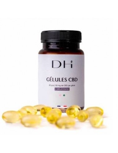 Gélules souples au CBD 50mg de la marque française Deli Hemp