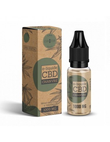 Eliquide CBD Chanvre 10ml 100% végétal de la marque Curieux