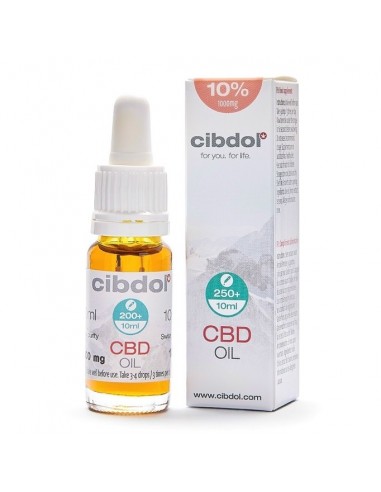 Huile de CBD 10% 10ml de la marque Suisse Cibdol