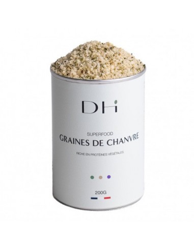 Graines de chanvre décortiquées 200g de la marque Deli Hemp